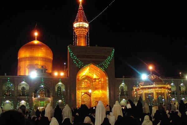 عکس حرم امام رضا همین الان یهویی