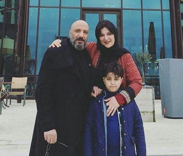 عکس امیر جعفری با همسرش