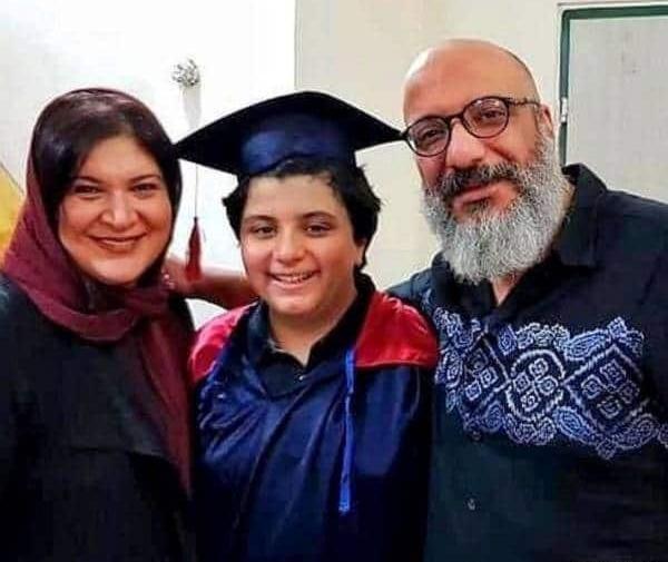 عکس امیر جعفری با همسرش