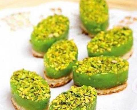 عکس حلوا پسته