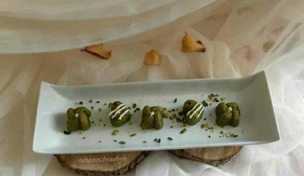 عکس حلوا پسته