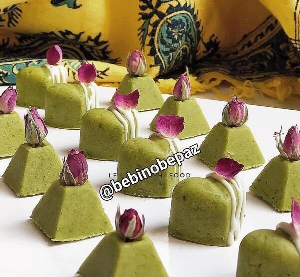 عکس حلوا پسته