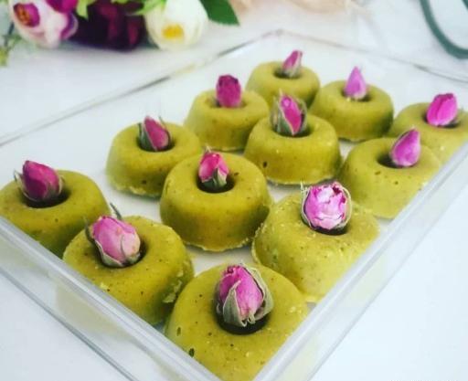 عکس حلوا پسته