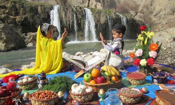 عکس سفره هفت سین شاهنشاهی