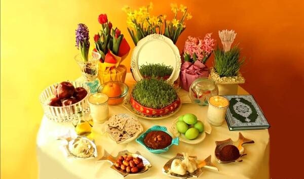 عکس سفره هفت سین شاهنشاهی