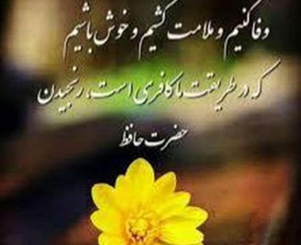 عکس کتاب حافظ برای پروفایل