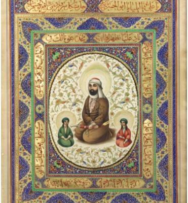 چهره عکس امام علی در موزه لندن