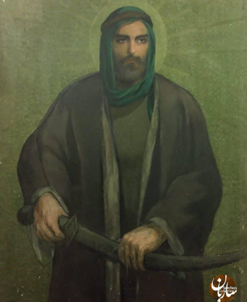 چهره عکس امام علی در موزه لندن