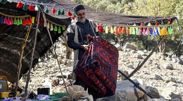 عکس سیاه چادر بختیاری
