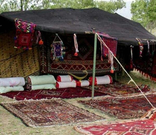 عکس سیاه چادر بختیاری