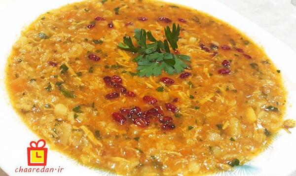 عکس طرز تهیه سوپ جو پرک