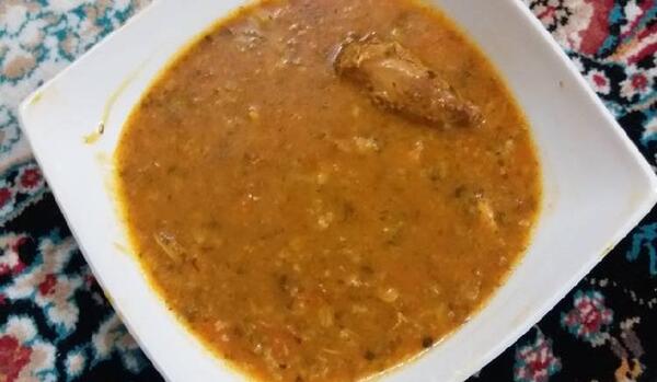 عکس طرز تهیه سوپ جو پرک
