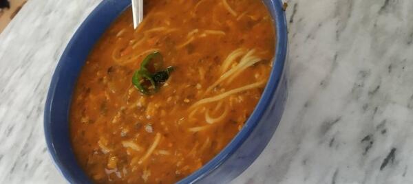 عکس طرز تهیه سوپ جو پرک