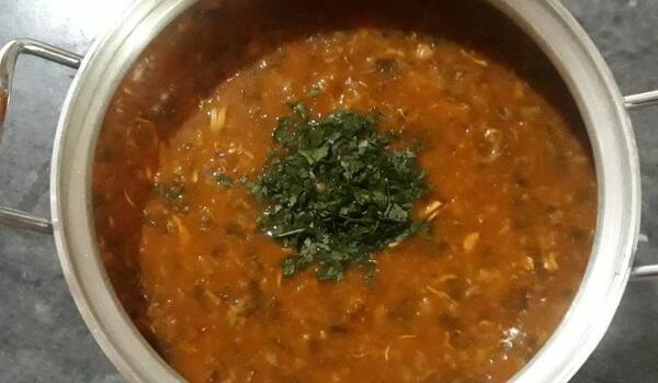 عکس طرز تهیه سوپ جو پرک
