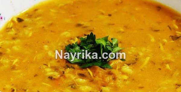 عکس طرز تهیه سوپ جو پرک