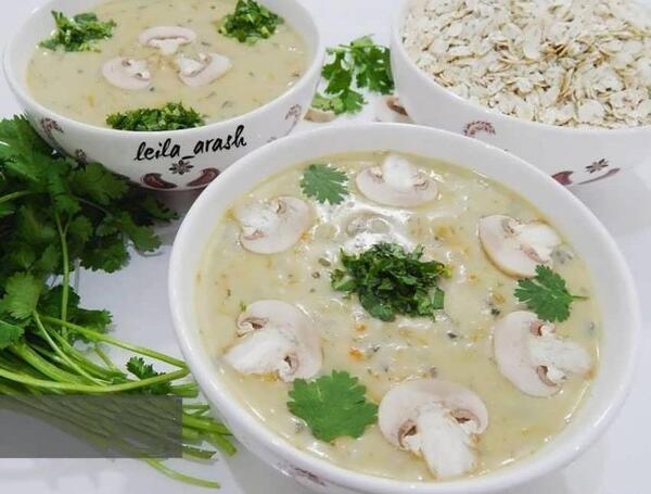 عکس طرز تهیه سوپ جو پرک