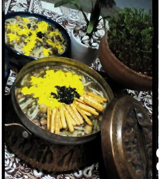 عکس آش رشته چهارشنبه سوری