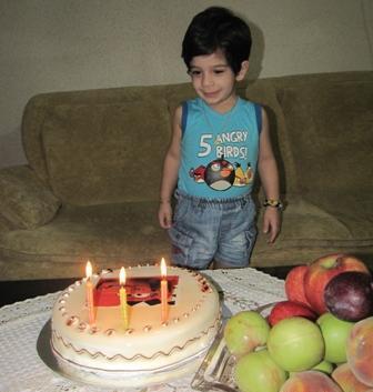 عکس کیک تولد ضحی