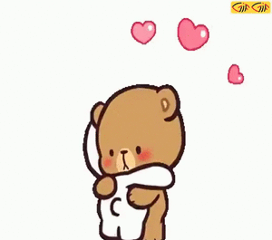 عکس عاشقانه بوسه و بغل کارتونی