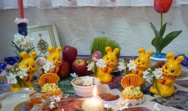 عکس سفره هفت سین موش