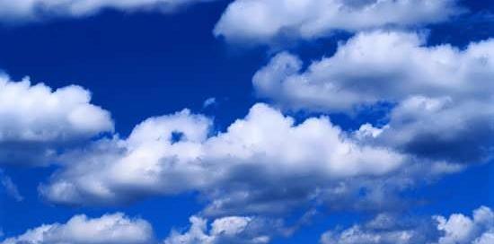 عکس آسمان آبی زیبا