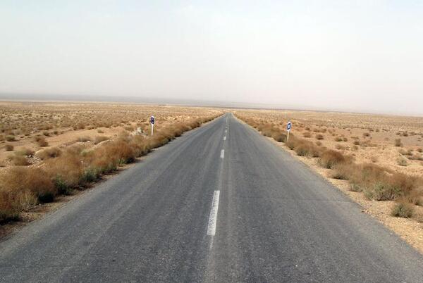 عکس تنهایی جاده