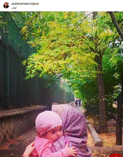 عکسهای آزاده نامداری بدون چادر