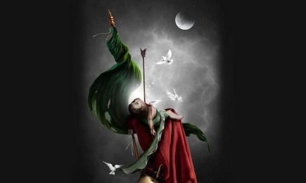 عکس پسر امام حسین علی اصغر