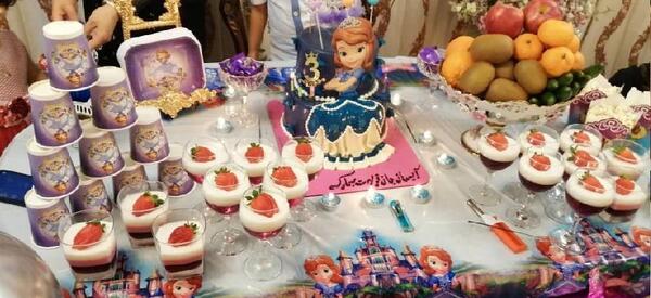 عکس ژله تولد دخترانه