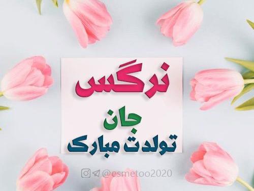 عکس تولدت مبارک نرگس جونم
