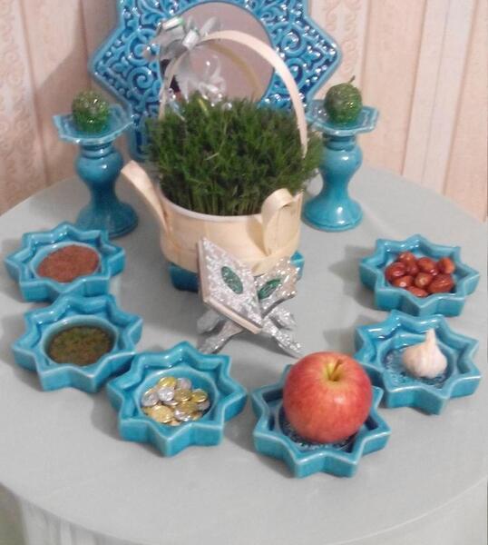 عکس از سفره هفت سین ۹۹
