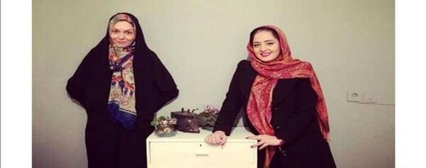 عکس آزاده نامداری در تلویزیون
