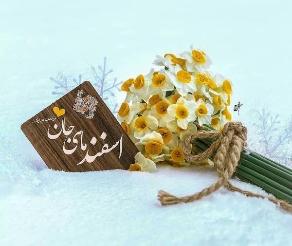 عکس تولدت مبارک اسفند ماهی جان