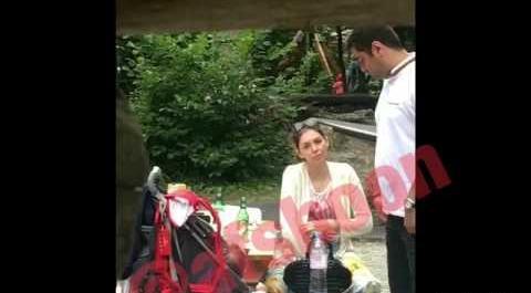 عکس آزاده نامداری با مشروب