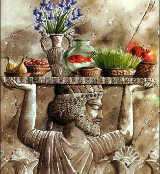 عکس سفره هفت سین قدیم