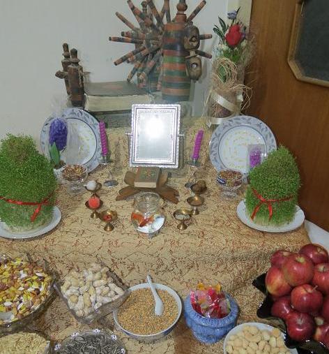 عکس سفره هفت سین قدیم