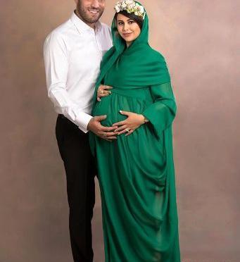 عکس با حجاب بارداری