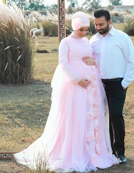 عکس با حجاب بارداری