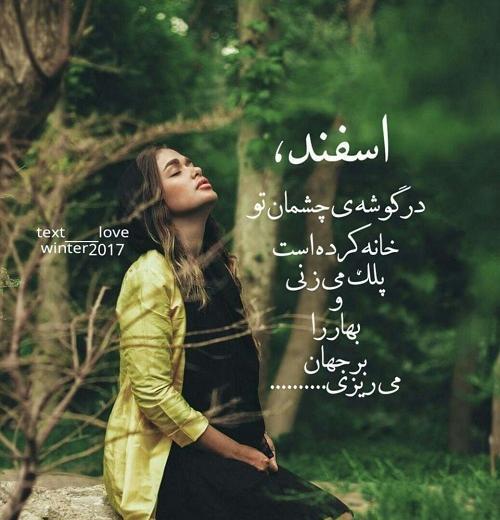 عکس بهار با متن