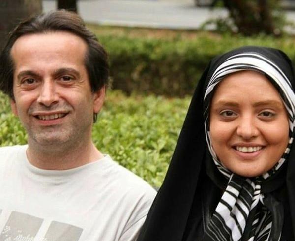 عکس با حجاب نرگس محمدی