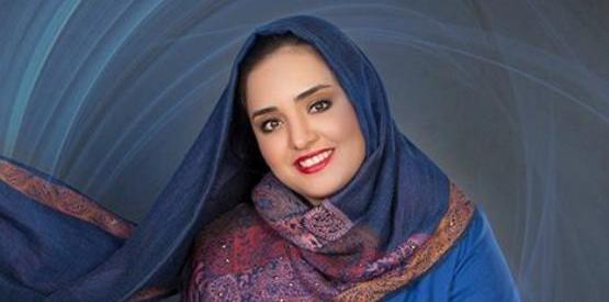 عکس با حجاب نرگس محمدی
