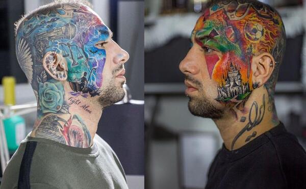 عکس تتلو صورتش