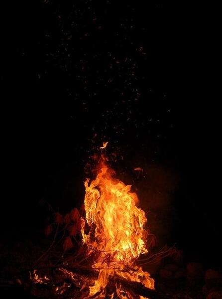 عکس شعله ی آتش